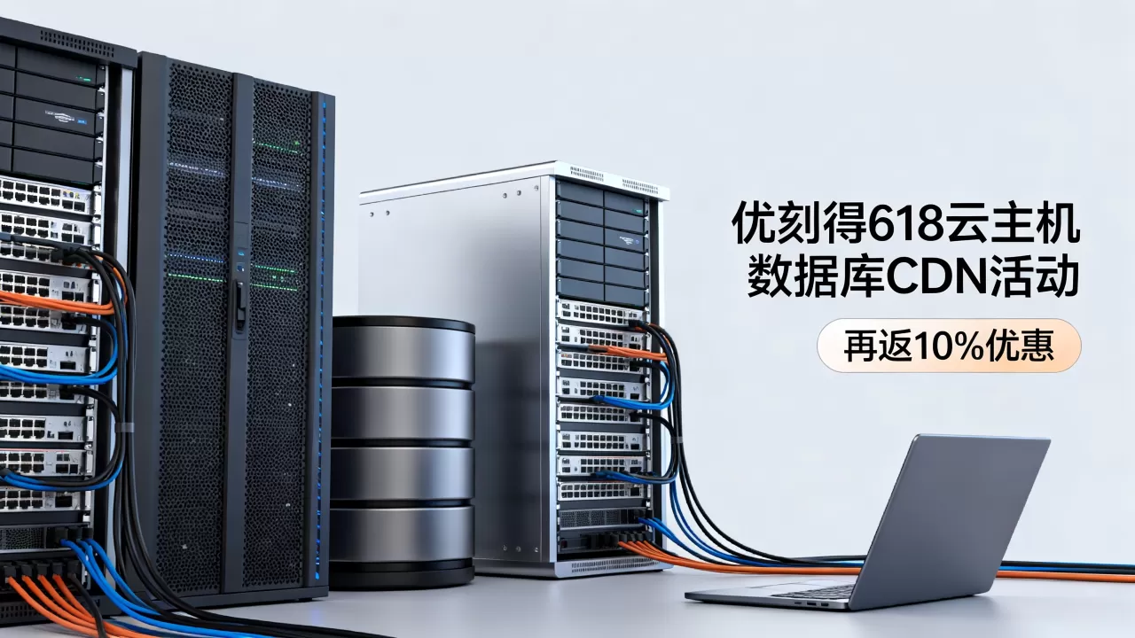 优刻得618云主机数据库CDN活动价再返10%怎么买最划算 优刻得618云主机数据库CDN活动价再返10%怎么买最划算