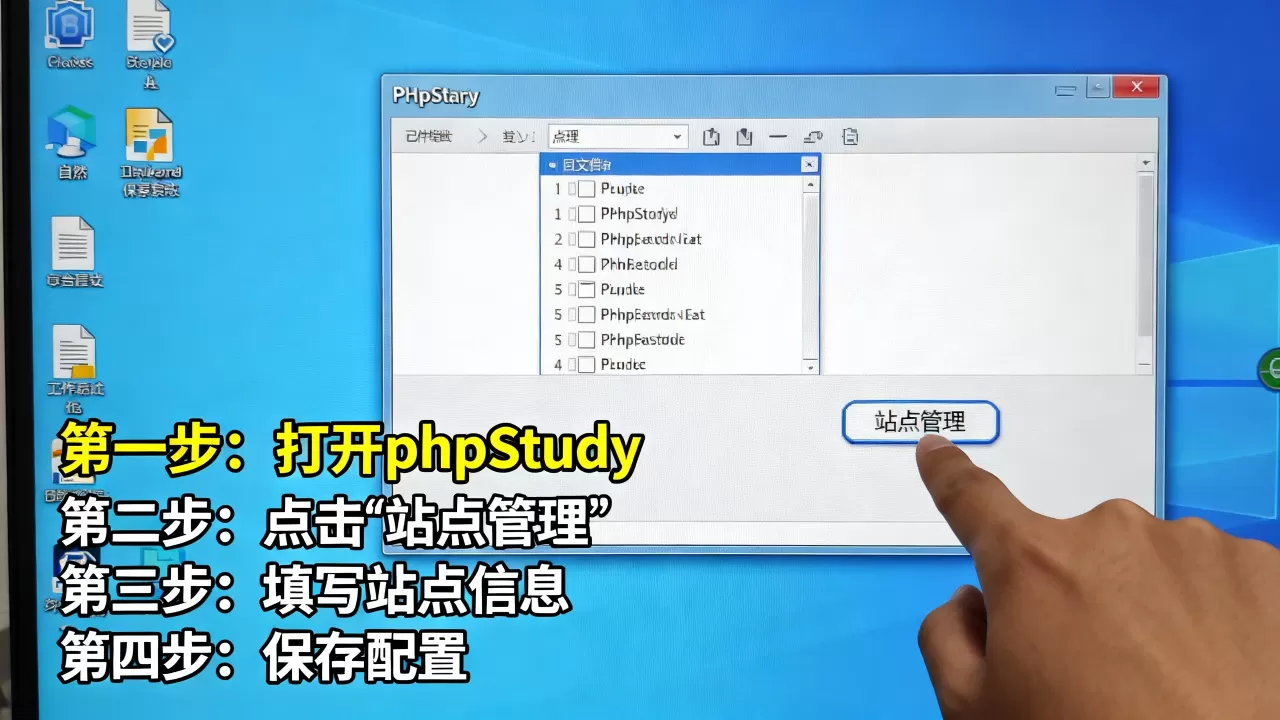 phpStudy如何创建和管理站点?phpStudy新建站点详细步骤 phpStudy如何创建和管理站点?phpStudy新建站点详细步骤