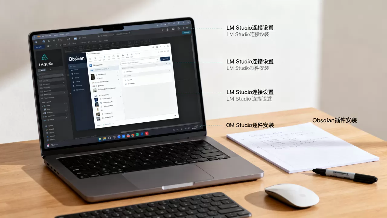 LM Studio如何与Obsidian配合使用？Obsidian接入大模型教程