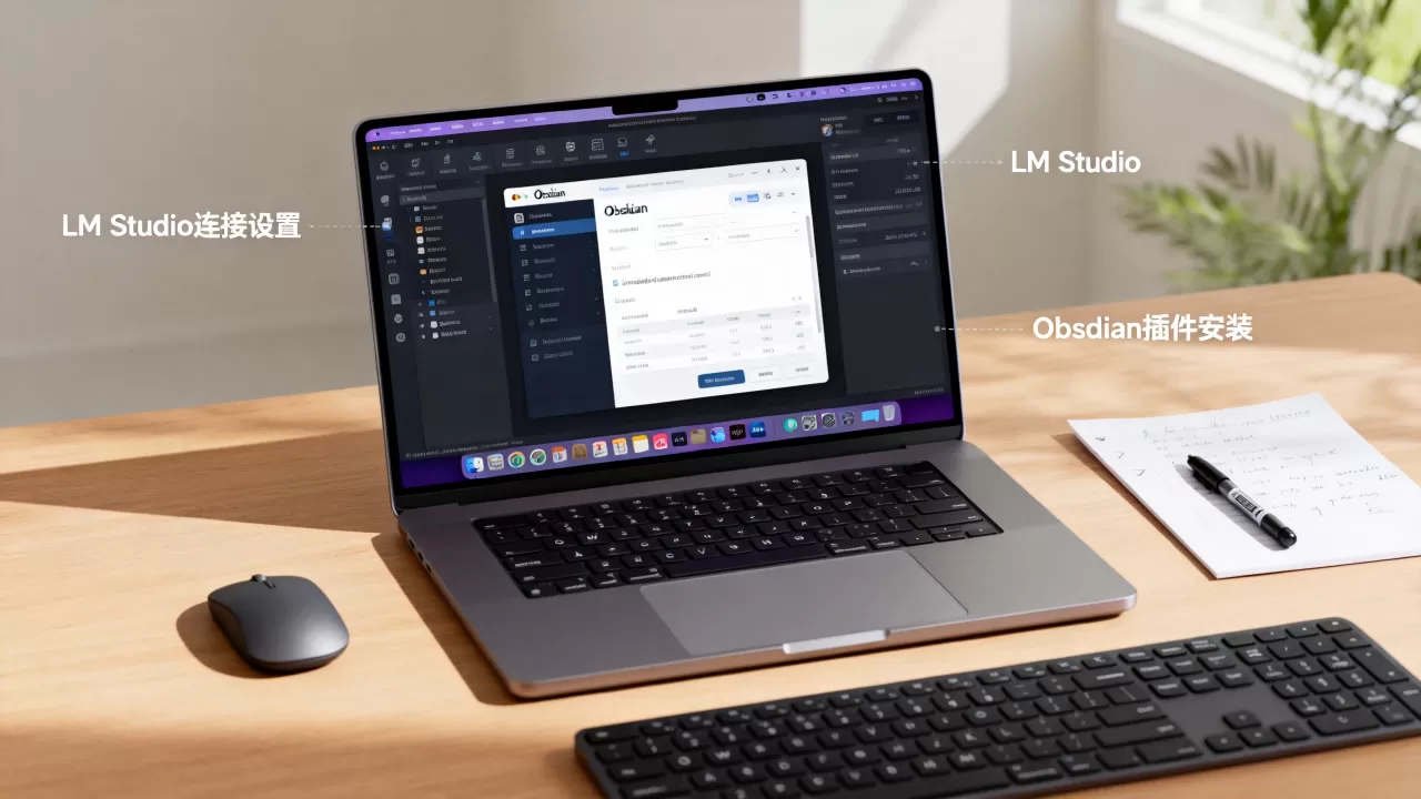 LM Studio如何与Obsidian配合使用？Obsidian接入大模型教程