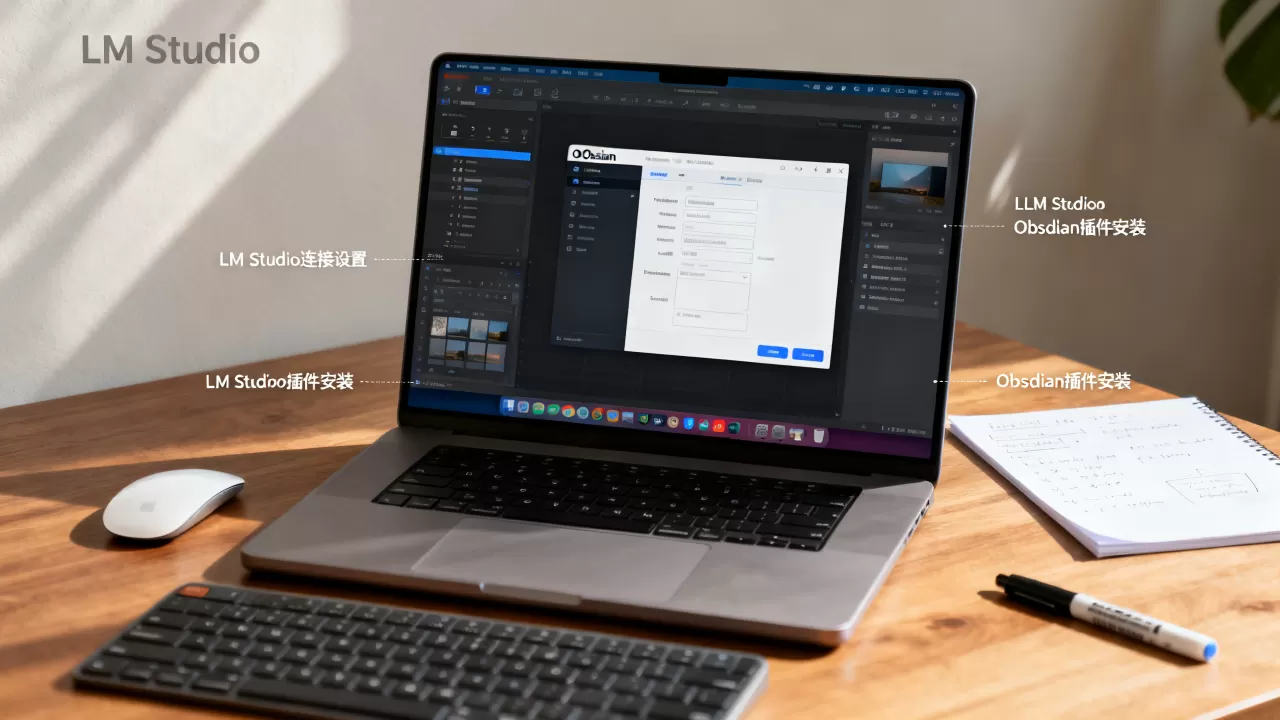 LM Studio如何与Obsidian配合使用？Obsidian接入大模型教程