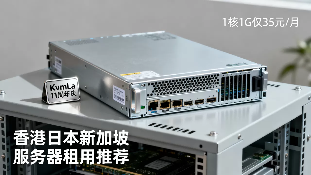 KvmLa 11周年庆1核1G仅35元/月是真的吗，香港日本新加坡服务器租用推荐