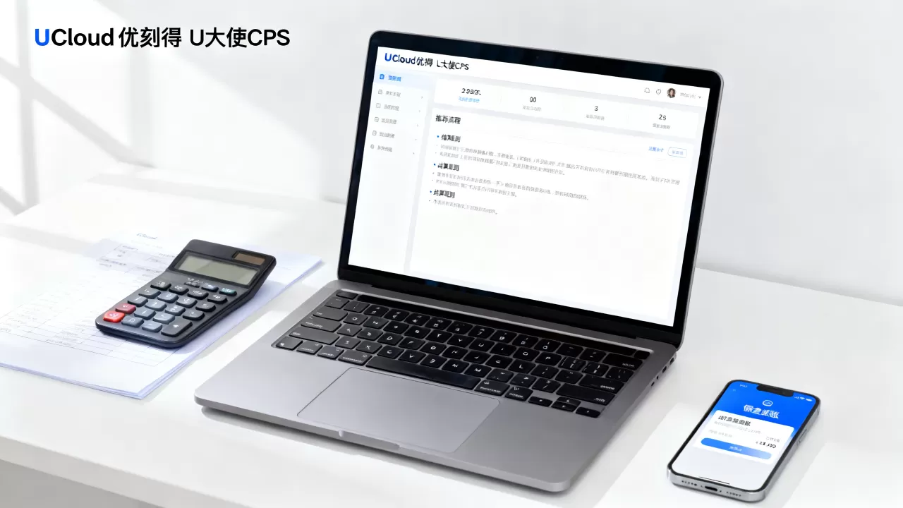UCloud优刻得U大使CPS怎么操作?推荐系统佣金结算规则 UCloud优刻得U大使CPS怎么操作?推荐系统佣金结算规则