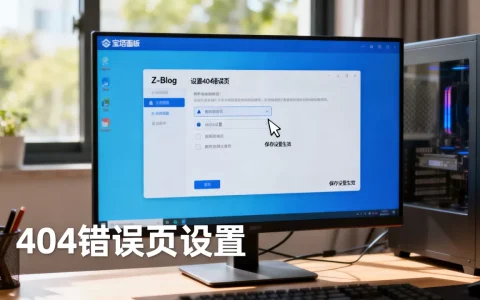 Z-Blog在宝塔面板如何设置404？宝塔面板设置404错误页教程
