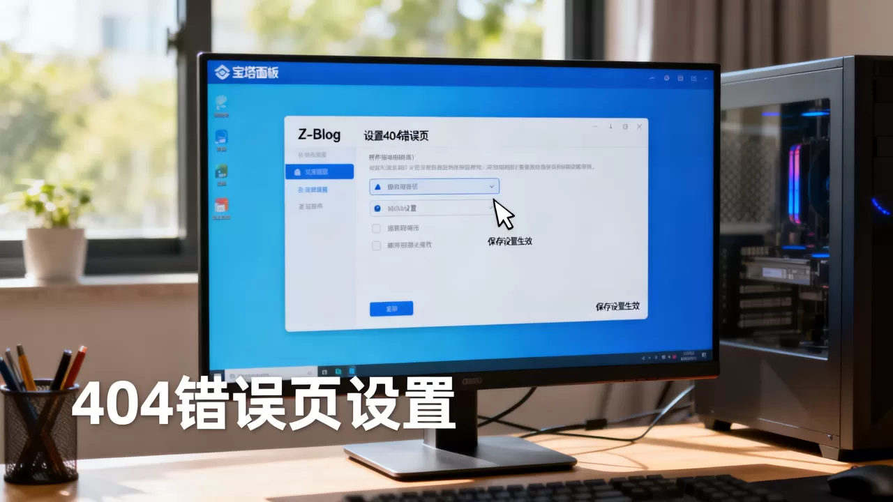 Z-Blog在宝塔面板如何设置404？宝塔面板设置404错误页教程
