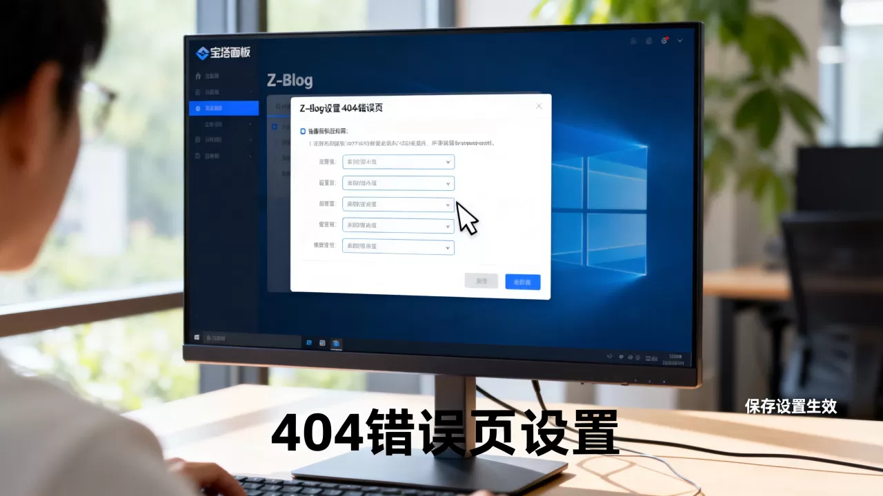 Z-Blog在宝塔面板如何设置404？宝塔面板设置404错误页教程
