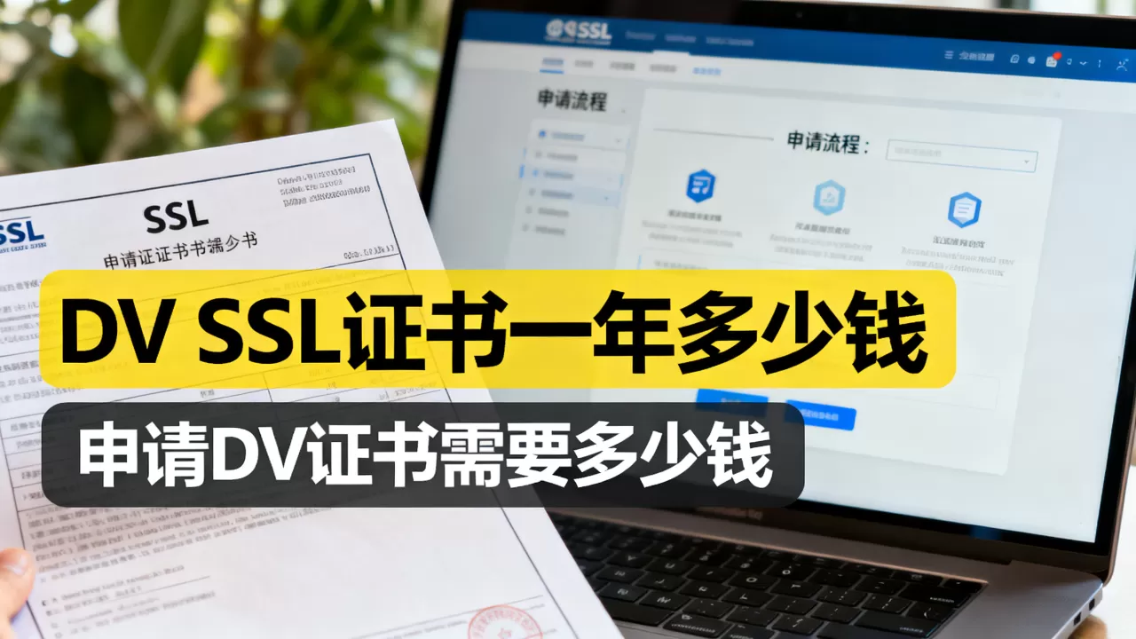 DV SSL证书一年多少钱？申请DV证书需要多少钱