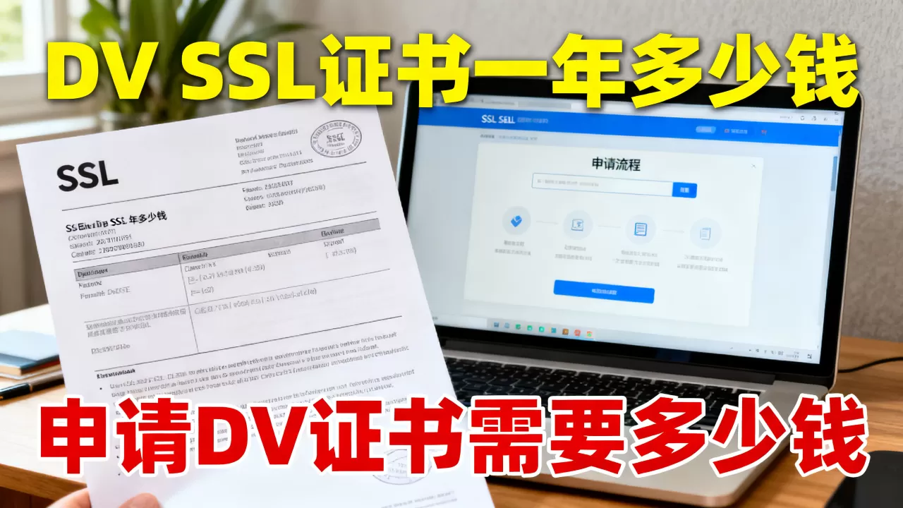 DV SSL证书一年多少钱？申请DV证书需要多少钱