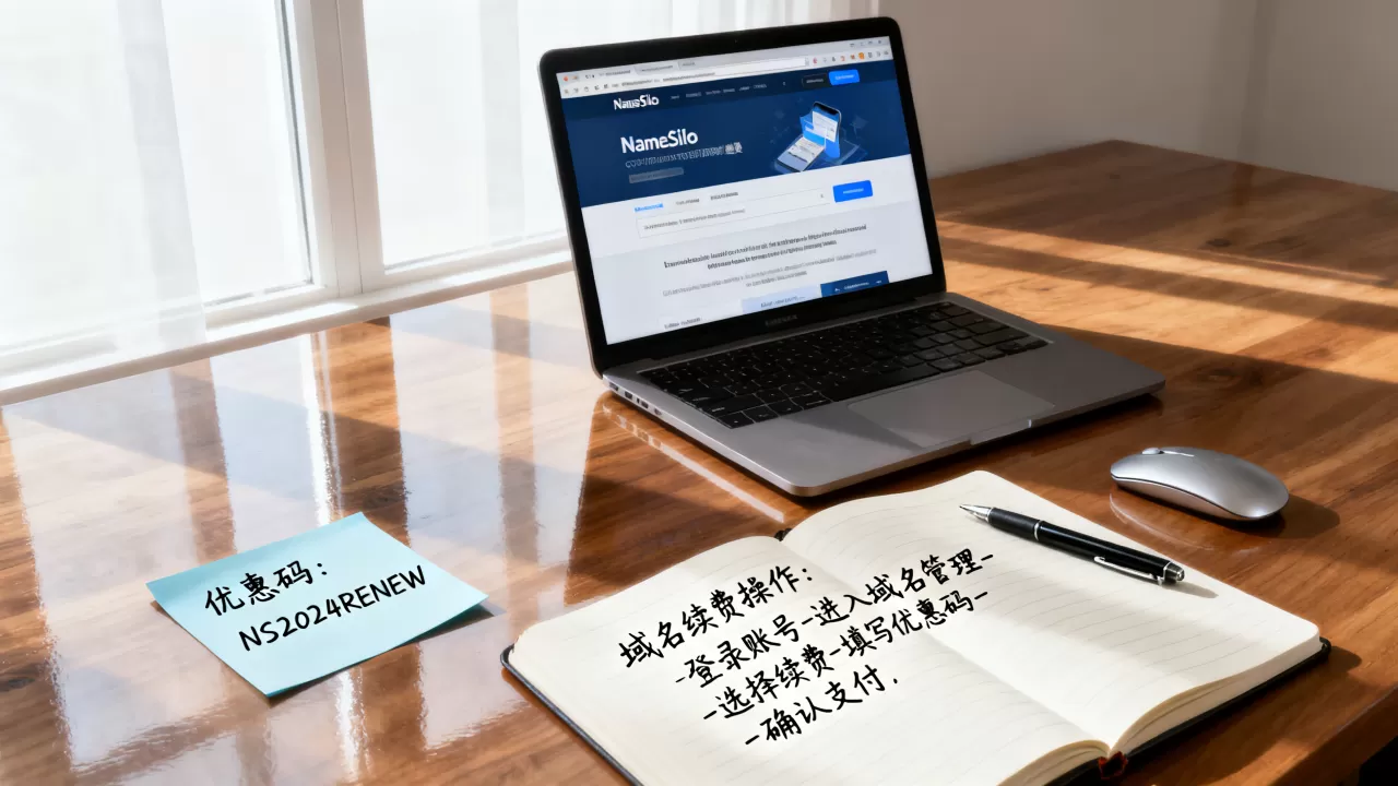 NameSilo域名续费怎么操作?域名续费优惠码 NameSilo域名续费怎么操作?域名续费优惠码