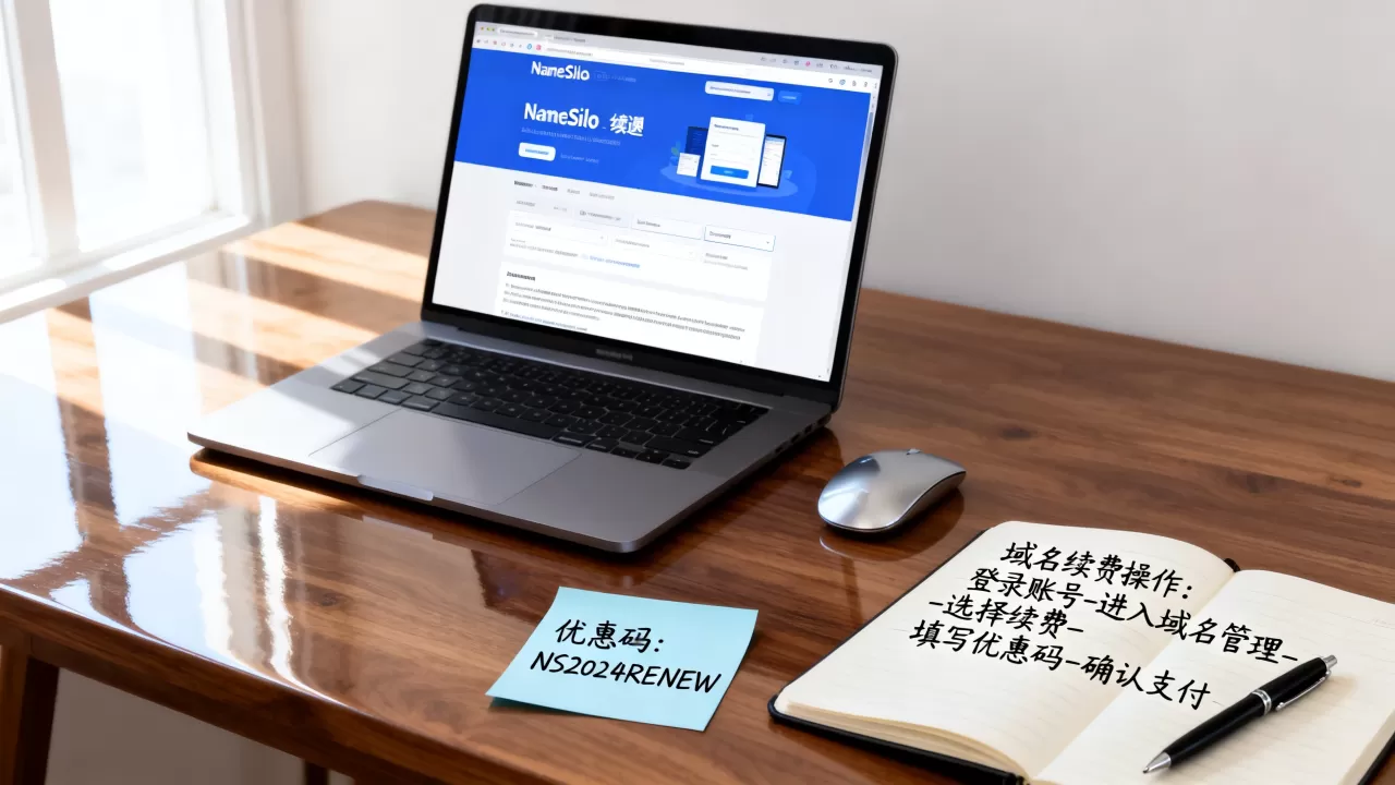 NameSilo域名续费怎么操作?域名续费优惠码 NameSilo域名续费怎么操作?域名续费优惠码