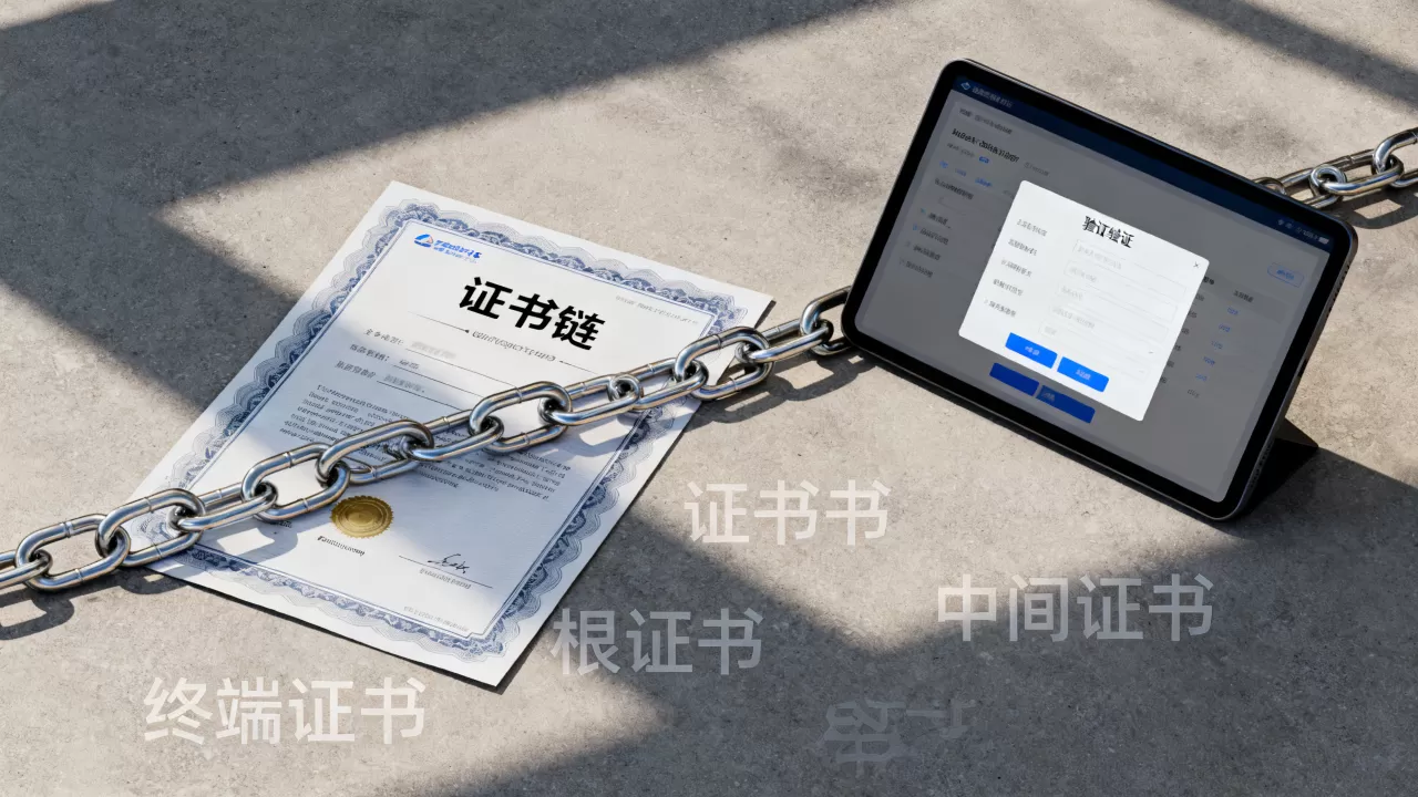 什么是证书链?如何验证证书链 什么是证书链?如何验证证书链