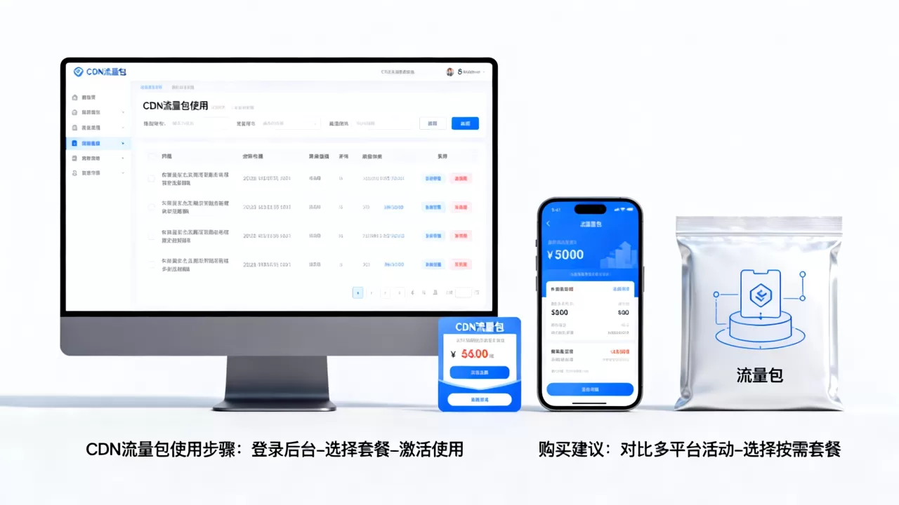 CDN流量包怎么用？CDN流量包怎么购买最划算
