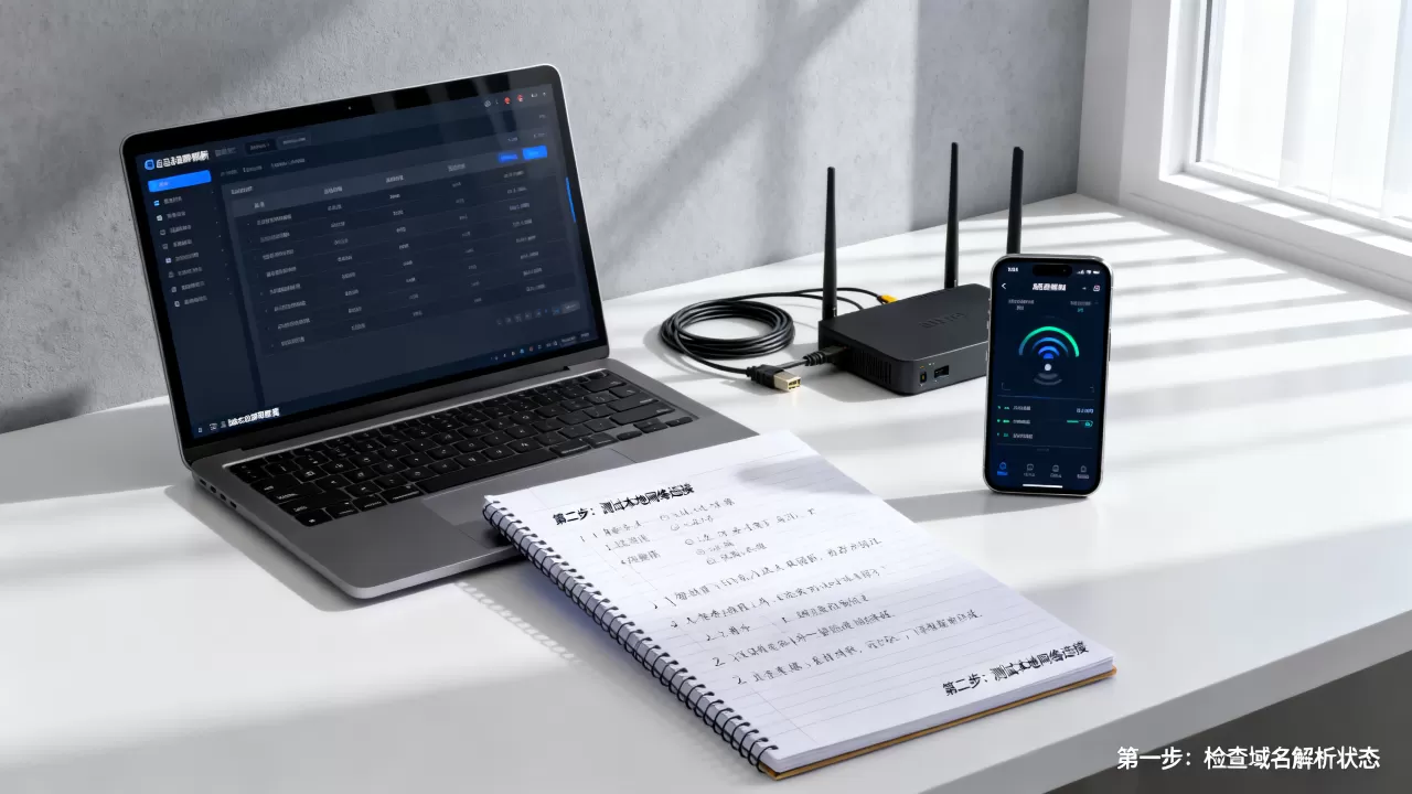 域名解析后打不开网站怎么办？网站无法访问的排查方法