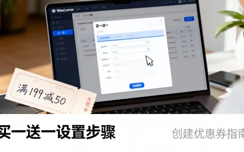 WooCommerce买一送一怎么设置？如何创建优惠券