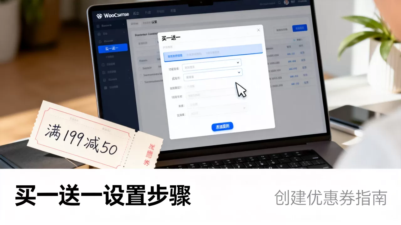 WooCommerce买一送一怎么设置?如何创建优惠券 WooCommerce买一送一怎么设置?如何创建优惠券