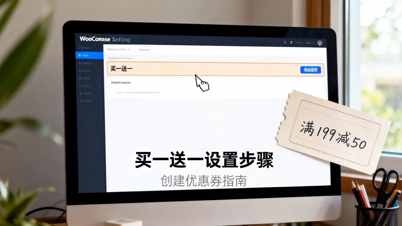 WooCommerce买一送一怎么设置?如何创建优惠券 WooCommerce买一送一怎么设置?如何创建优惠券