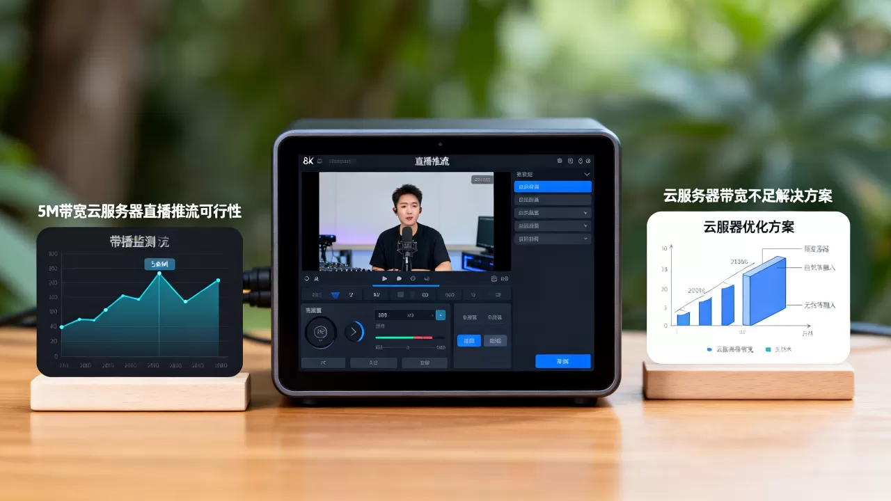 5M带宽云服务器能开直播推流吗？云服务器带宽不够怎么解决