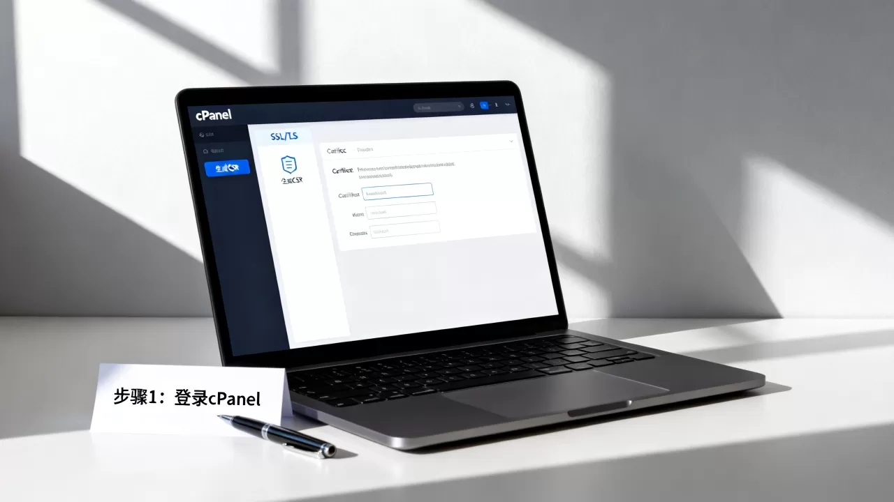 如何用cPanel生成CSR文件？cPanel生成SSL证书CSR详细教程