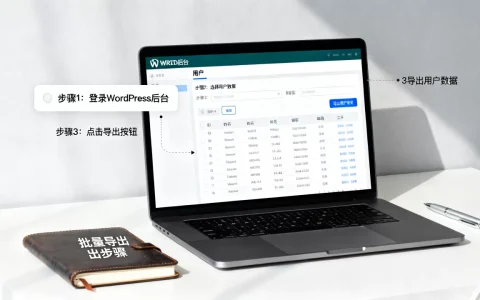 如何导出WordPress网站用户数据？WordPress用户数据怎么批量导出