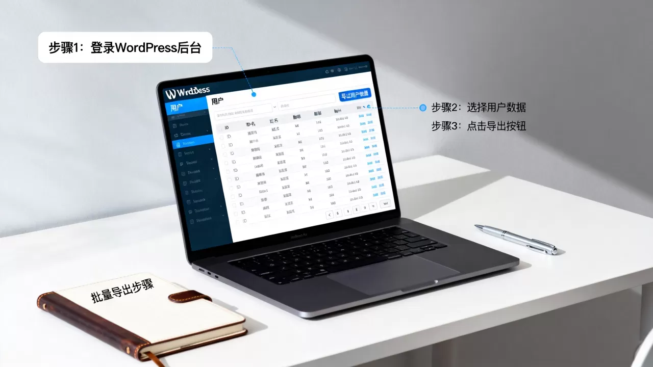 如何导出WordPress网站用户数据？WordPress用户数据怎么批量导出