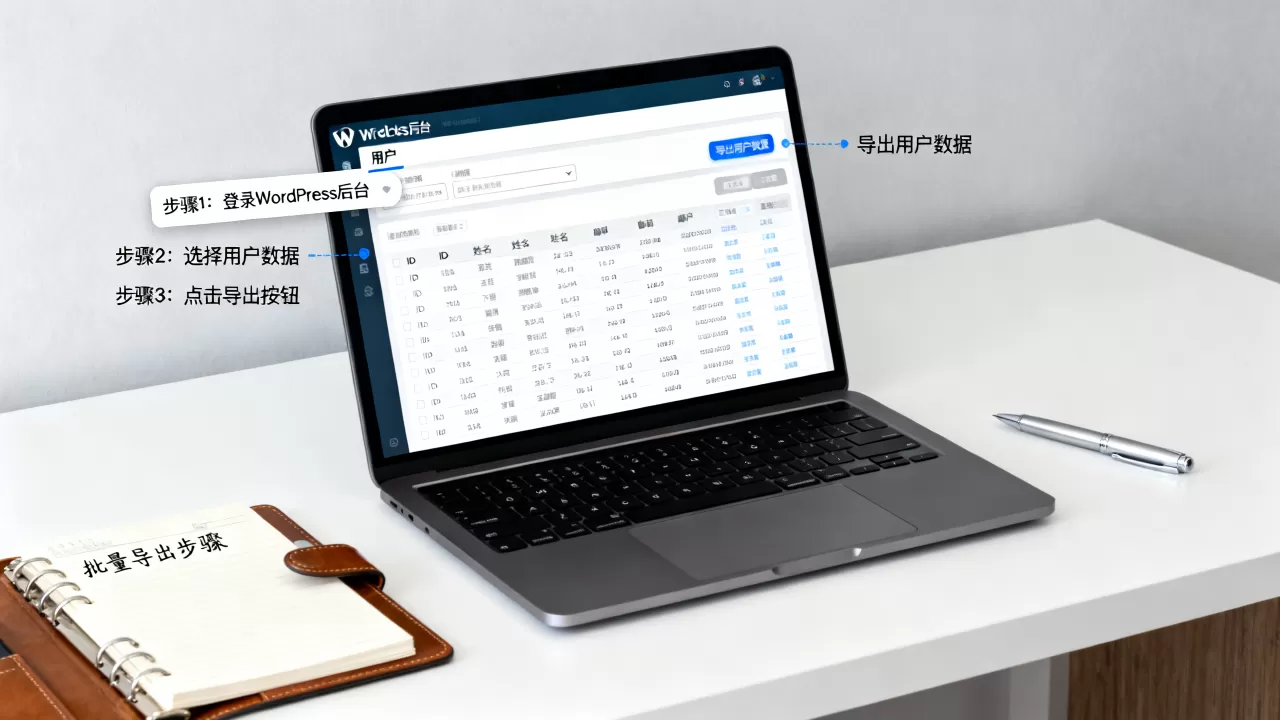 如何导出WordPress网站用户数据？WordPress用户数据怎么批量导出