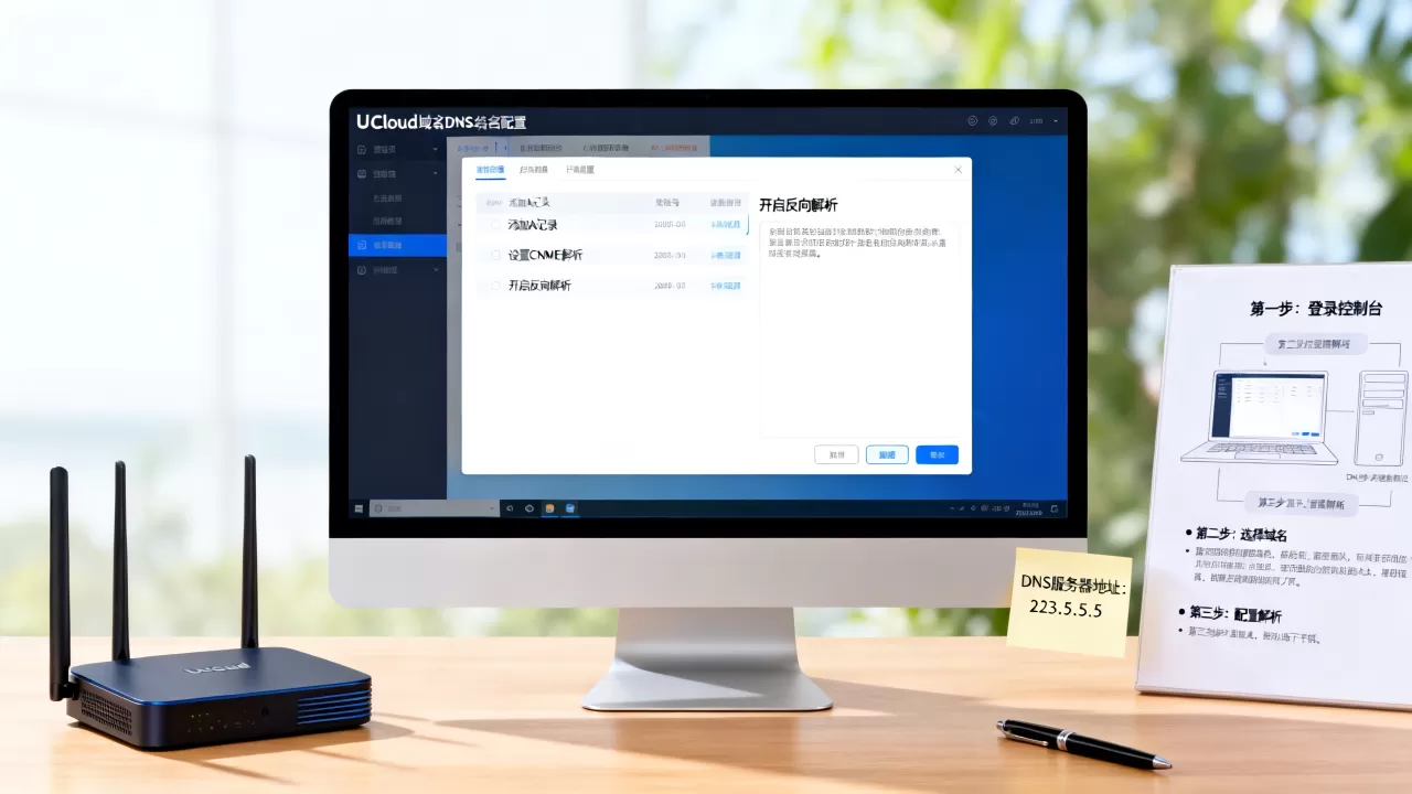 UCloud域名DNS怎么配置?域名反向解析详细步骤 UCloud域名DNS怎么配置?域名反向解析详细步骤