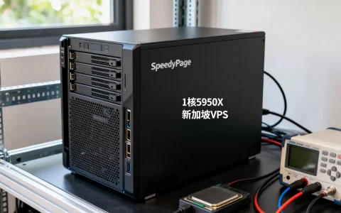 SpeedyPage新加坡VPS性能如何？1核5950X测评