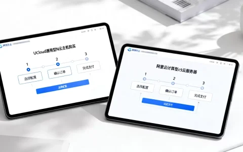 UCloud通用型N云主机和阿里云计算型c5云服务器购买步骤对比，云服务器购买流程详解
