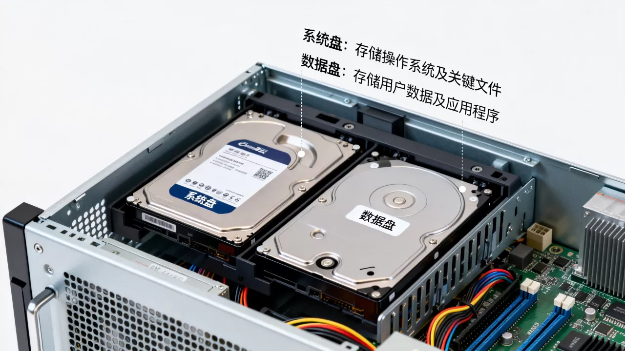 云服务器系统盘和数据盘有啥区别？如何区分系统盘和数据盘