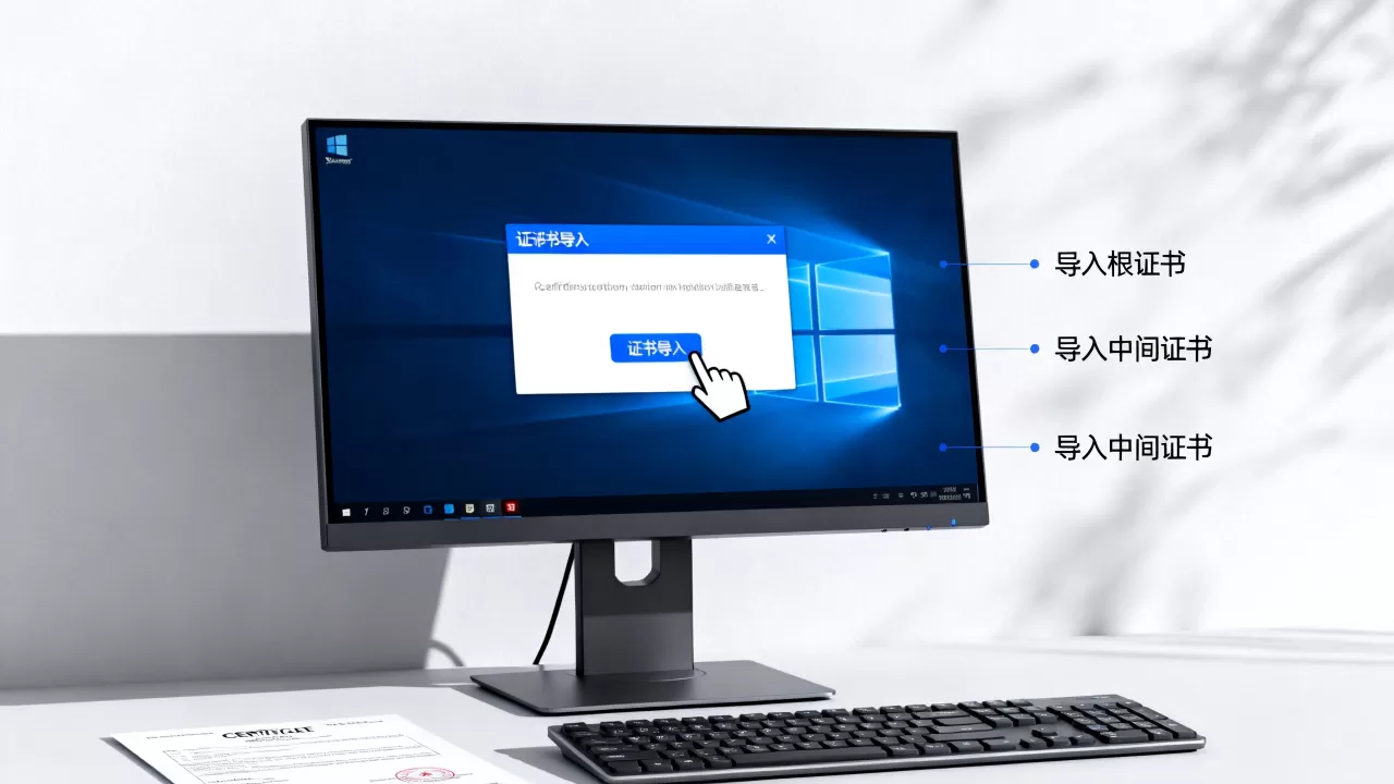 Windows服务器怎么导入根证书和中间证书，Windows服务器导入根证书和中间证书教程
