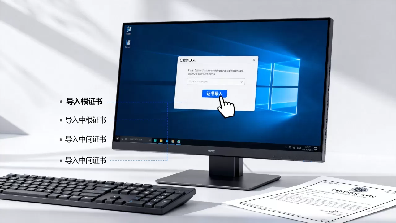 Windows服务器怎么导入根证书和中间证书，Windows服务器导入根证书和中间证书教程