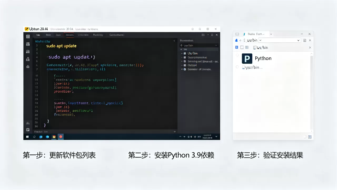 Ubuntu 20.04如何安装Python 3.9?详细步骤教程 Ubuntu 20.04如何安装Python 3.9?详细步骤教程