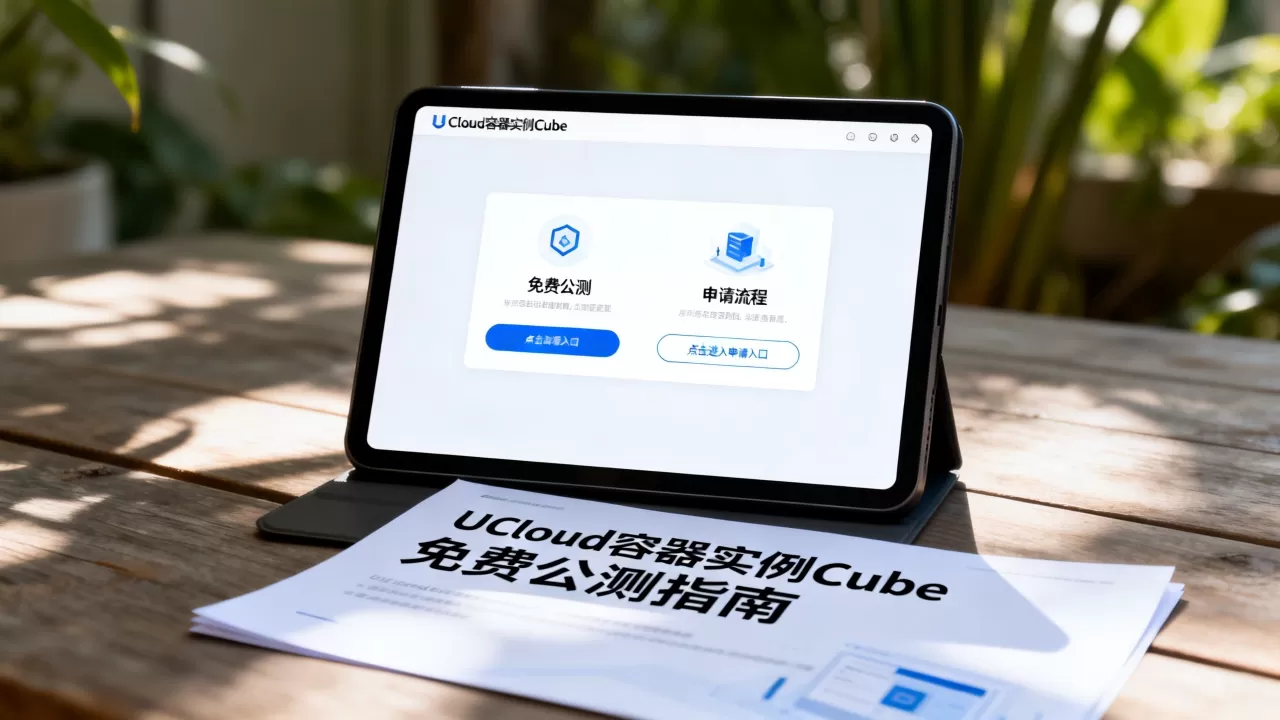 UCloud容器实例Cube免费公测吗?容器实例Cube免费公测怎么申请 UCloud容器实例Cube免费公测吗?容器实例Cube免费公测怎么申请