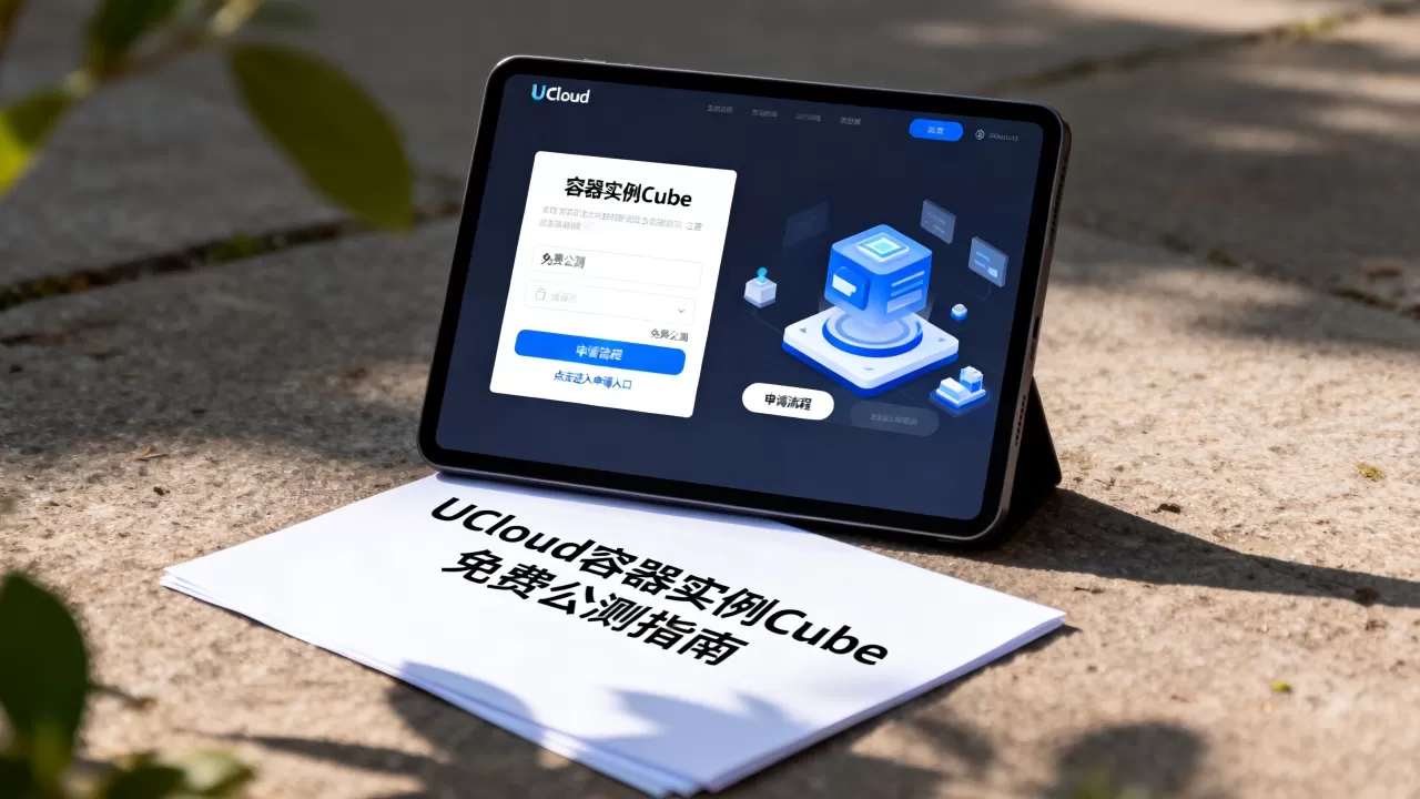 UCloud容器实例Cube免费公测吗?容器实例Cube免费公测怎么申请 UCloud容器实例Cube免费公测吗?容器实例Cube免费公测怎么申请