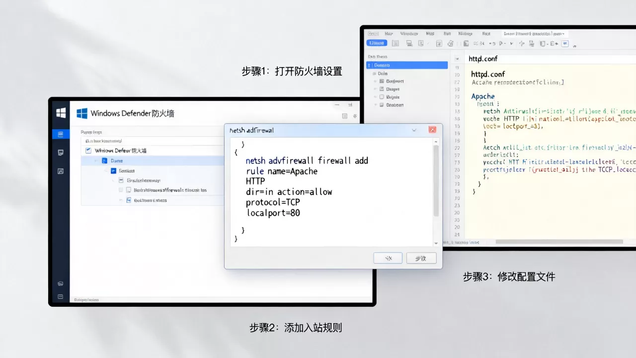 Windows服务器Apache怎么设置防火墙?Apache防火墙配置教程 Windows服务器Apache怎么设置防火墙?Apache防火墙配置教程