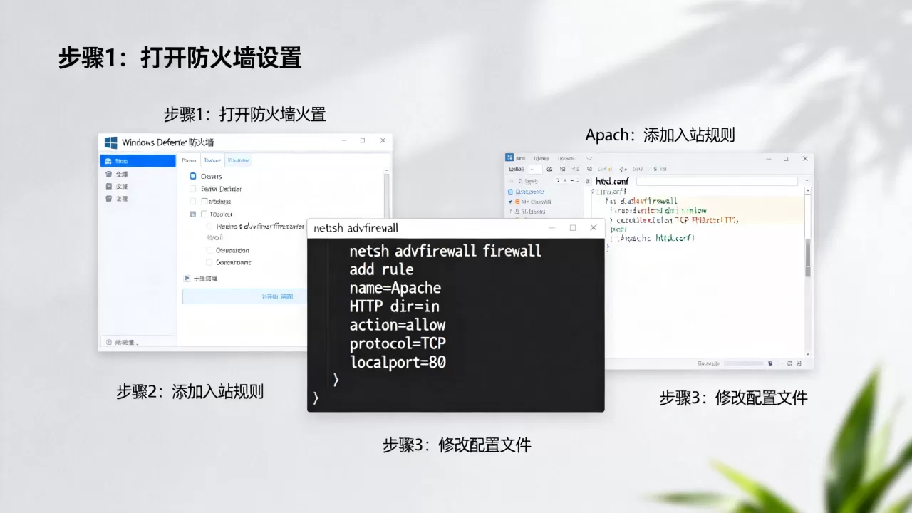 Windows服务器Apache怎么设置防火墙?Apache防火墙配置教程 Windows服务器Apache怎么设置防火墙?Apache防火墙配置教程