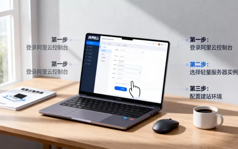 阿里云轻量服务器新手建站步骤是什么？