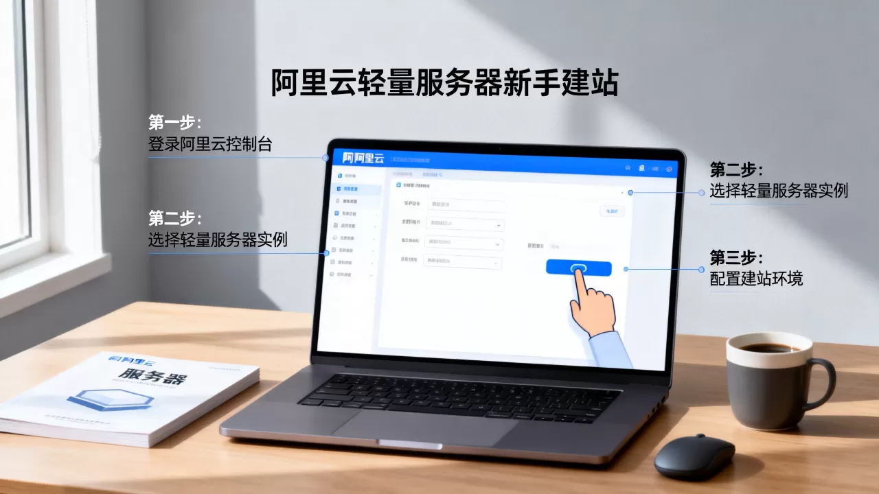 阿里云轻量服务器新手建站步骤是什么？