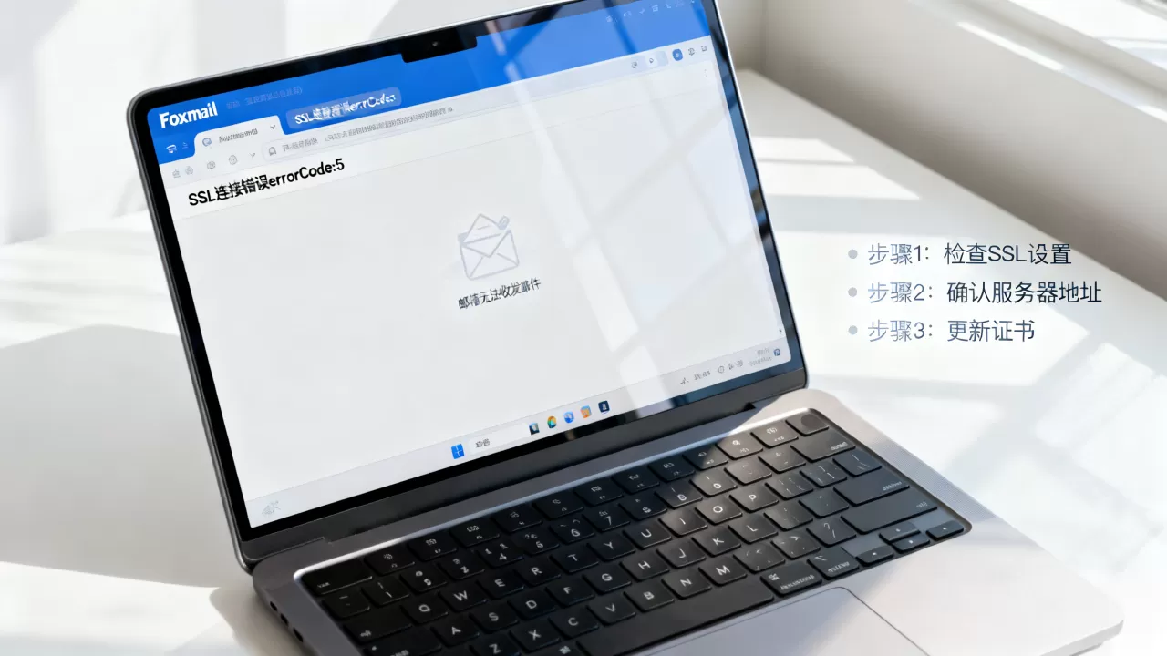 Foxmail提示SSL连接错误errorCode:5怎么解决?Foxmail邮箱无法收发邮件 Foxmail提示SSL连接错误errorCode:5怎么解决?Foxmail邮箱无法收发邮件