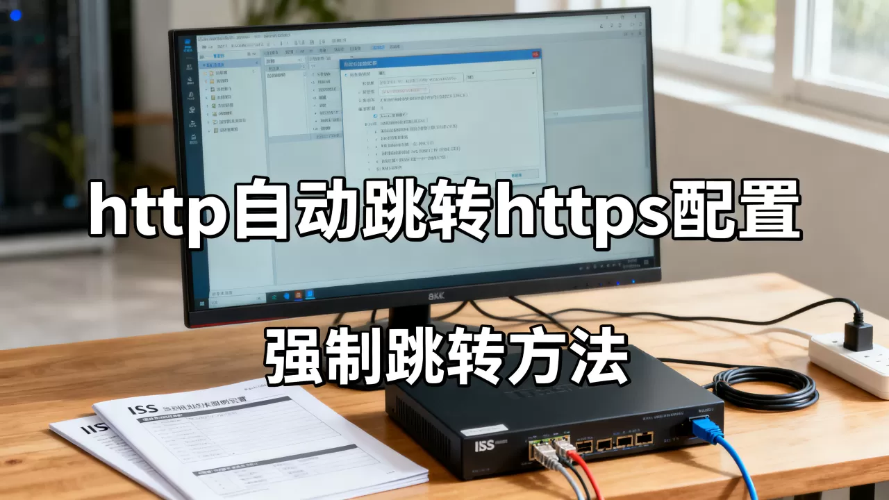 IIS服务器http怎么自动跳转https，IIS配置https强制跳转方法