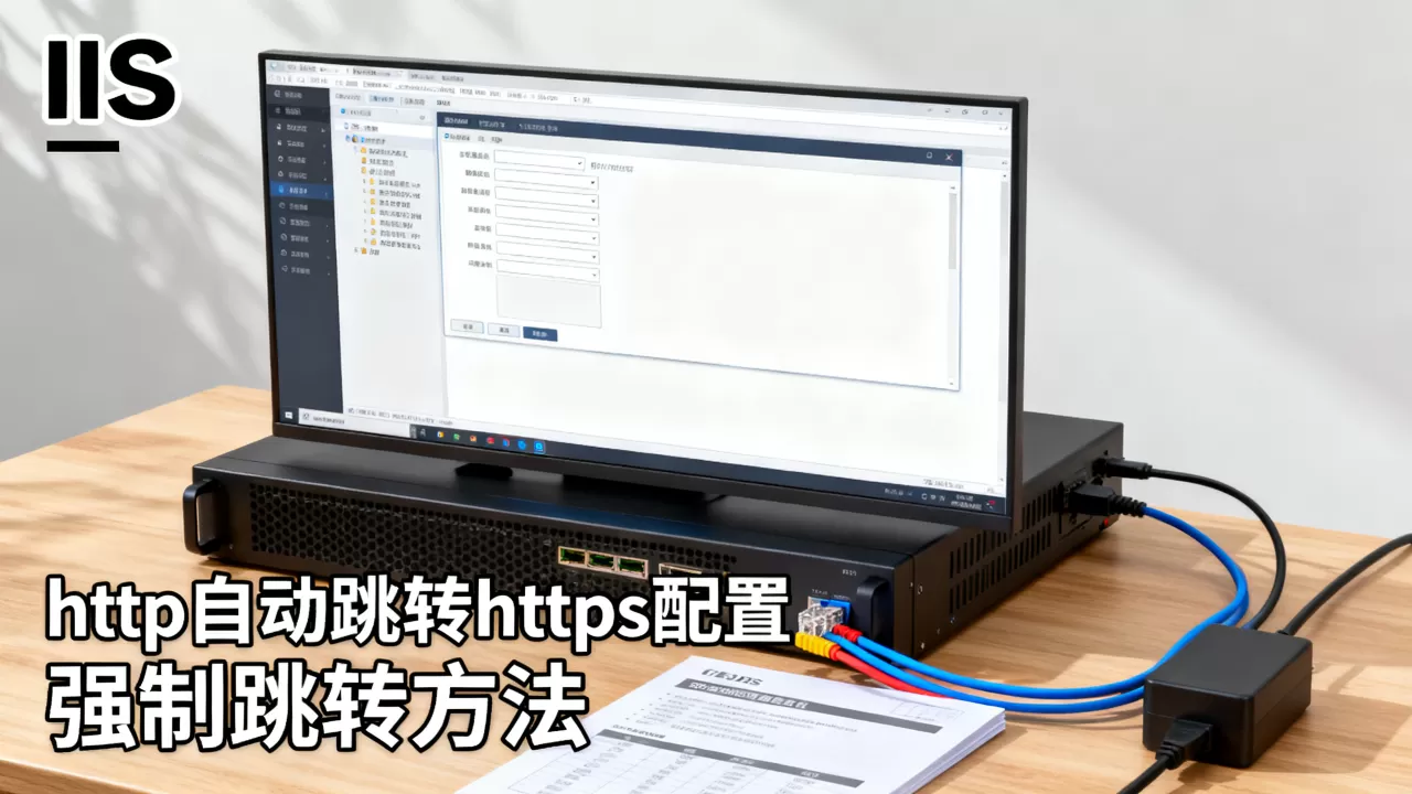 IIS服务器http怎么自动跳转https，IIS配置https强制跳转方法