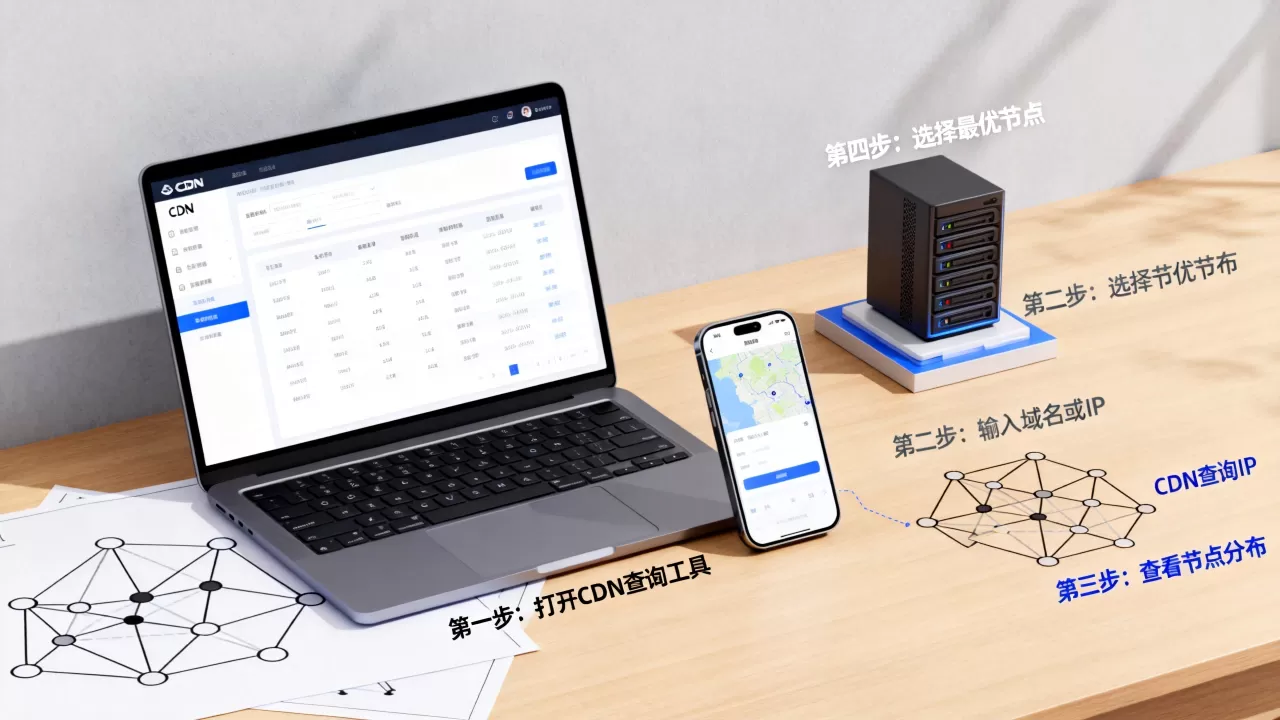 CDN怎么查询？CDN加速节点查询方法及步骤
