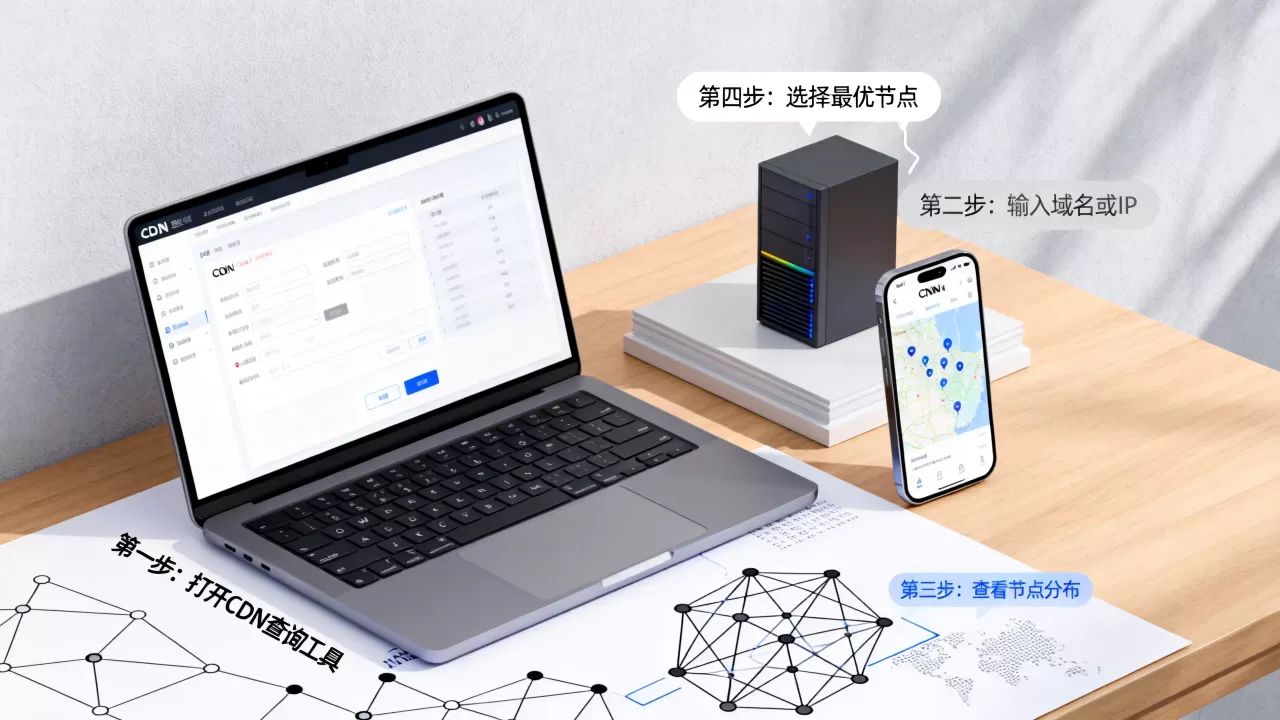 CDN怎么查询？CDN加速节点查询方法及步骤