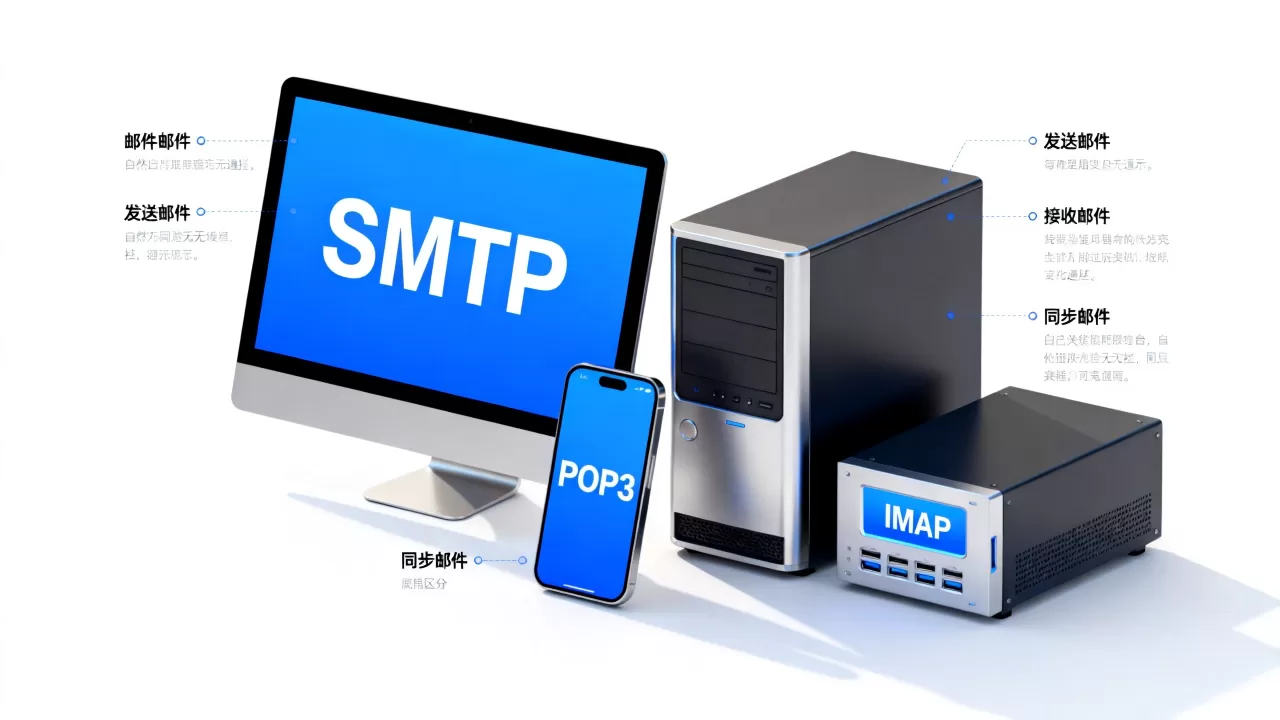 SMTP、POP3和IMAP有啥区别？电子邮件协议有什么区别