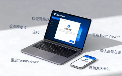 TeamViewer为何提示无法建立连接？连接原因未知怎么解决