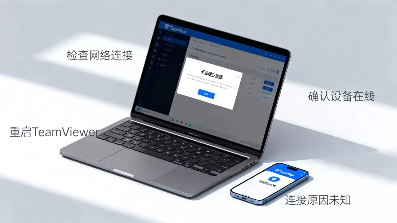 TeamViewer为何提示无法建立连接?连接原因未知怎么解决 TeamViewer为何提示无法建立连接?连接原因未知怎么解决