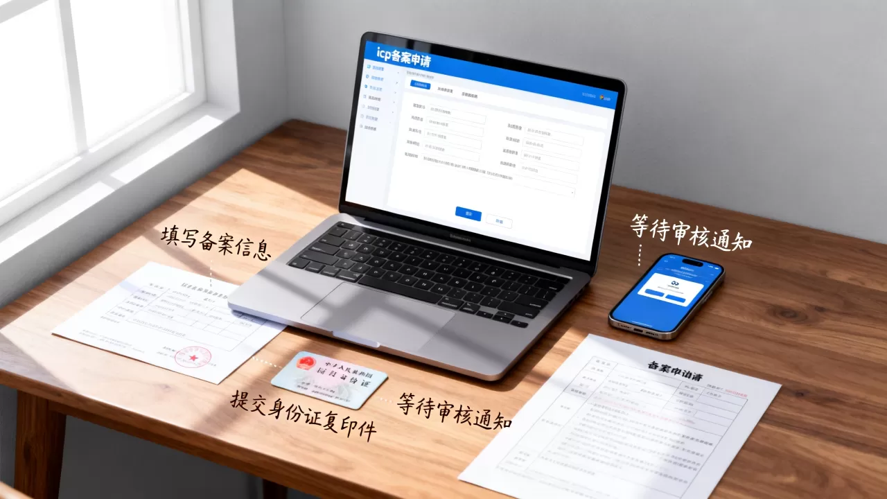 个人icp备案如何申请？icp备案流程及所需材料详解