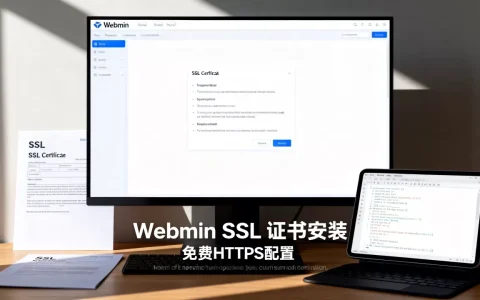 Webmin面板怎么安装SSL证书？Webmin配置免费https证书