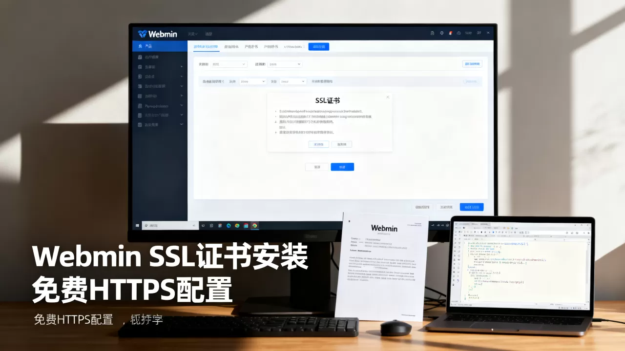 Webmin面板怎么安装SSL证书?Webmin配置免费https证书 Webmin面板怎么安装SSL证书?Webmin配置免费https证书