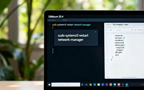 Ubuntu 20.04重启网络服务失败怎么办？如何永久生效